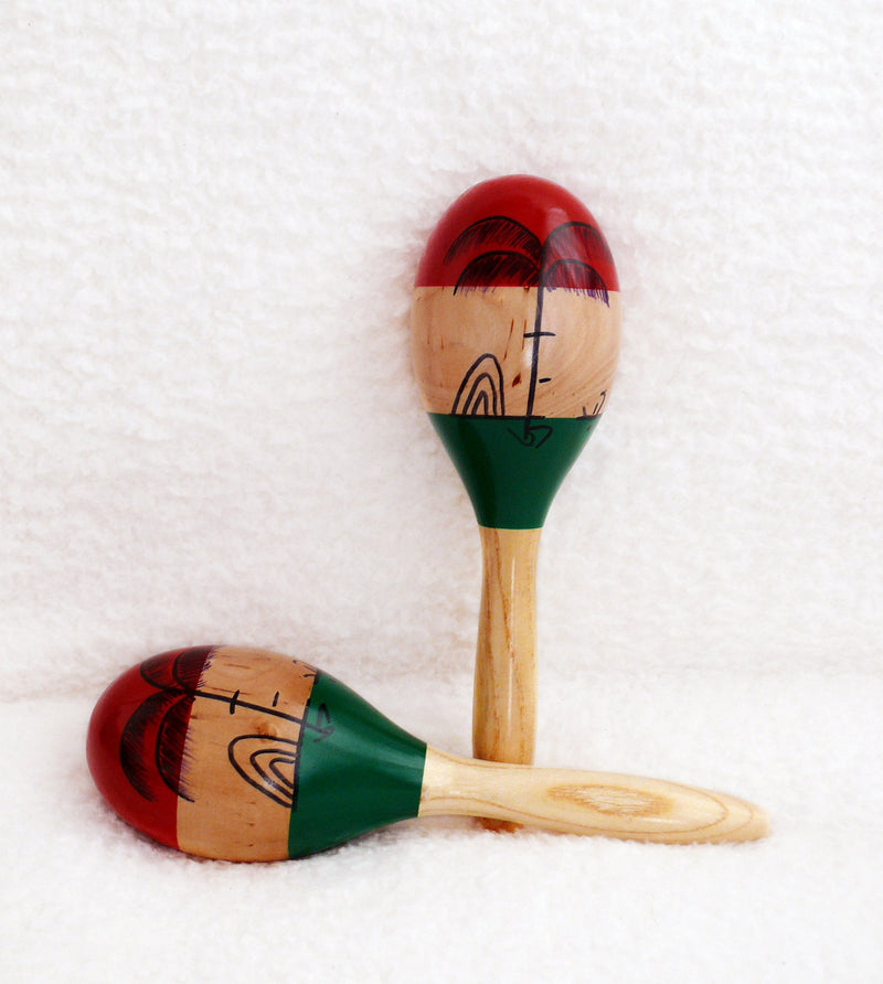 Maracas,2psc 10inch Large Wood Rumba Shakers Set,Latin Hand Percussion with Full, Bright Vibrant Sound Musical Instrument, Stimulating Salsa Rhythm