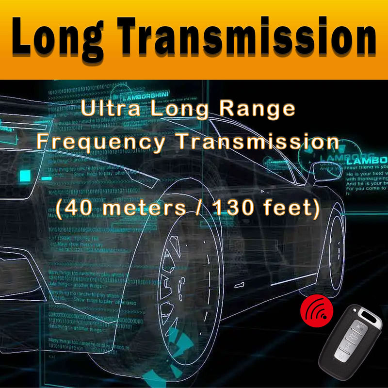 Autel Ikey Programmable Smart Key 2024 IKEYHY4TP Key Fob for Hyundai Key Creation 4 Buttons Ultra-Long Range OE-Quality for 700+ Vehicle Car Key Replacement Programmed with Autel KM100 IM508 IM608