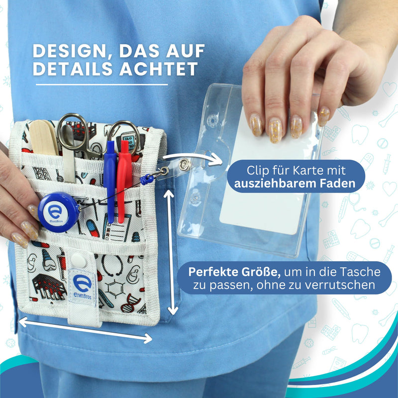 ErenBros® Pockets for Nurses with Magnet - Organiser Nursing - Desk Organiser - Nurse Accessories