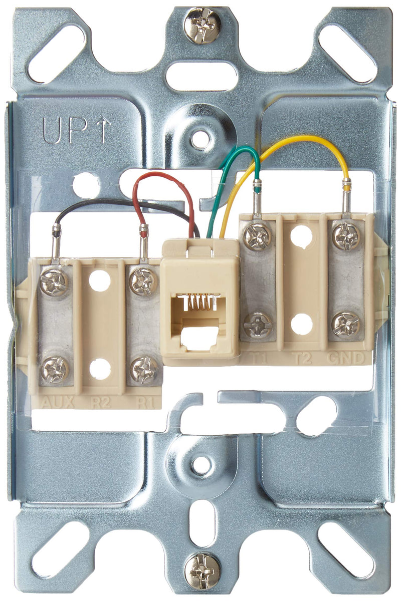 Leviton C0256-SS 6P4C TELEPHONE WP STAINLESS STEEL