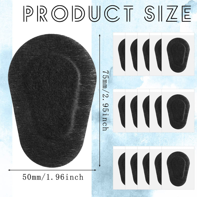 40 Pcs Adhesive Eye Patches, Eye Patches for Adults Eye Pad Disposable Eyepatch Latex Free Adhesive Bandages for Baby Kids Girls (Black,3 x 2 Inch) Black 3 x 2 Inch