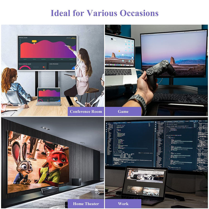 Wavlink USB 3.0 to Dual HDMI UHD Universal Video Graphics Adapter Supports up to 6 Monitor displays, 4K@30Hz and 1080@60Hz External Video Card Adapter Support Windows,Mac, Chrome OS, Android 7.1 Above