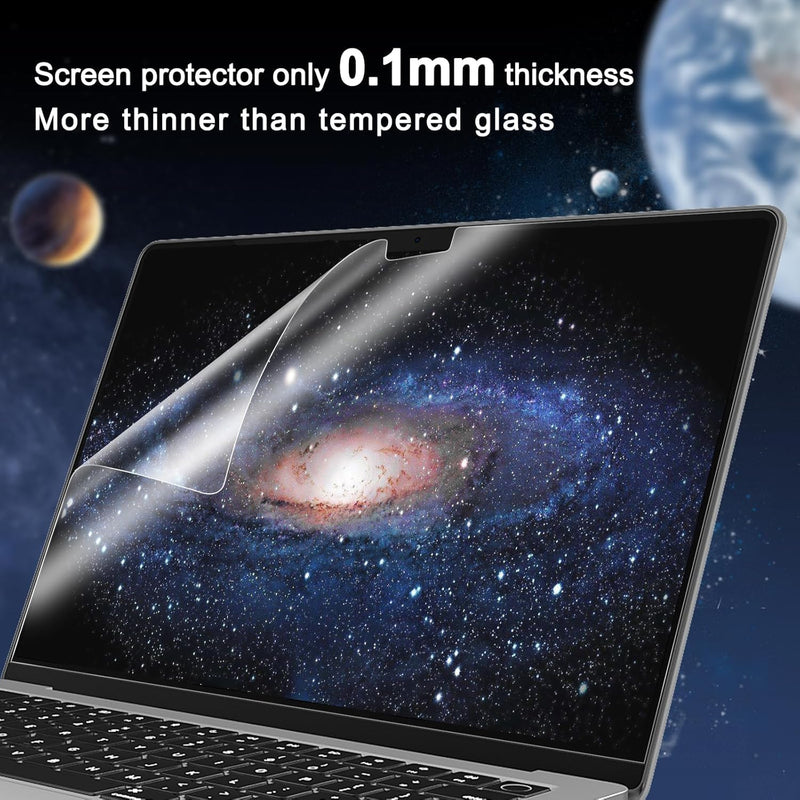 2 Pack Anti Glare Screen Protector for 2026 New MacBook Neo 13 inch with A18 Pro Chip/A3404 Anti Scratch Accessories 5H Hardness Matte Protective Shield Film for MacBook Neo 13