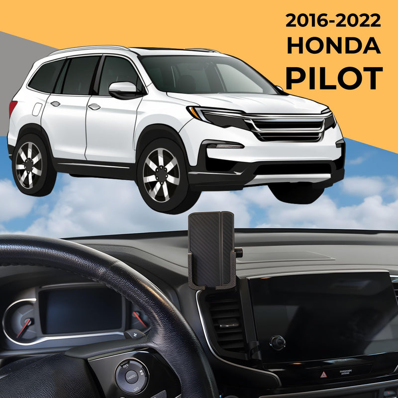 Phone Holder for Honda Pilot 2016-2022 Model Years/Custom Made/Easy to Install/No Tools Required