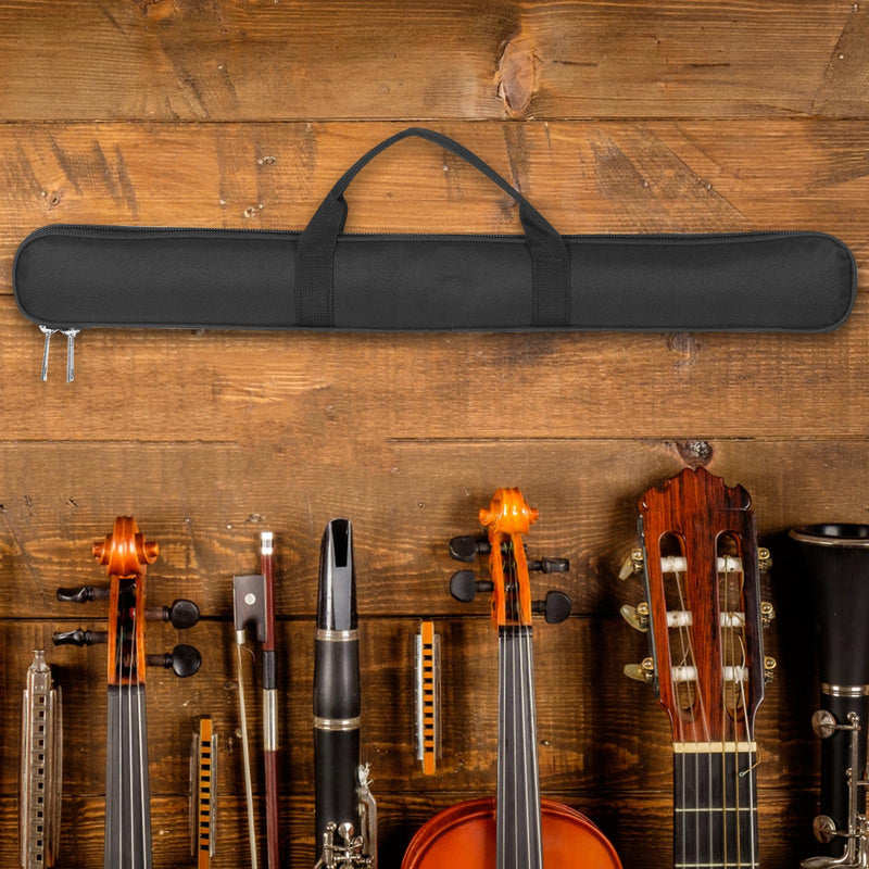 VICASKY Lightweight Handbags Accessories Accessory - Bamboo Flute Bag Storage Lightweight Handbags USA Accessories Accessory Case Carrying Pouches Black