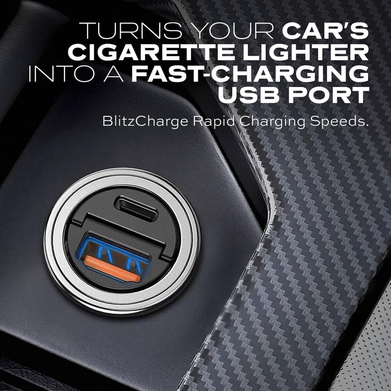 STATIK Dual Car Charger Adapter & STATIK 360 Pro Magnetic Charger