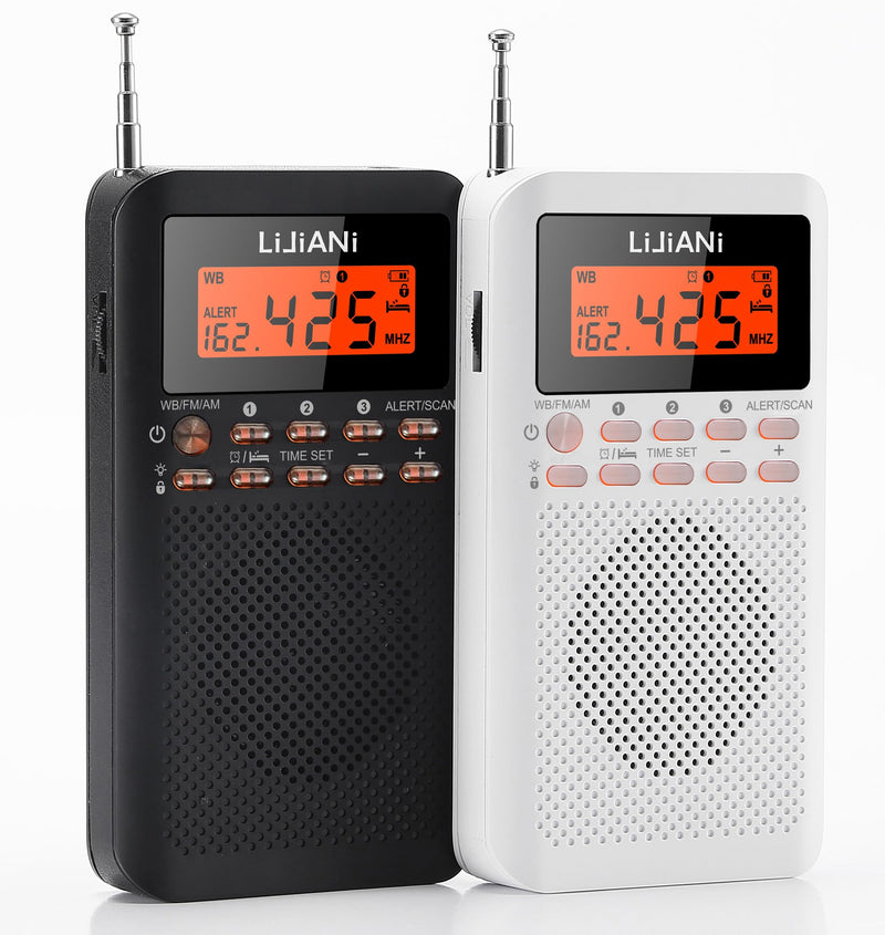 [AUSTRALIA] - RD218 shortwave Radio FM/AM/SW Band Transistor Powered by AA Batteries with Key Backlight LCD Display Digital Alarm Clock Sleep Timer,Best Reception,Best Sound Quality Mini Radio for Running 