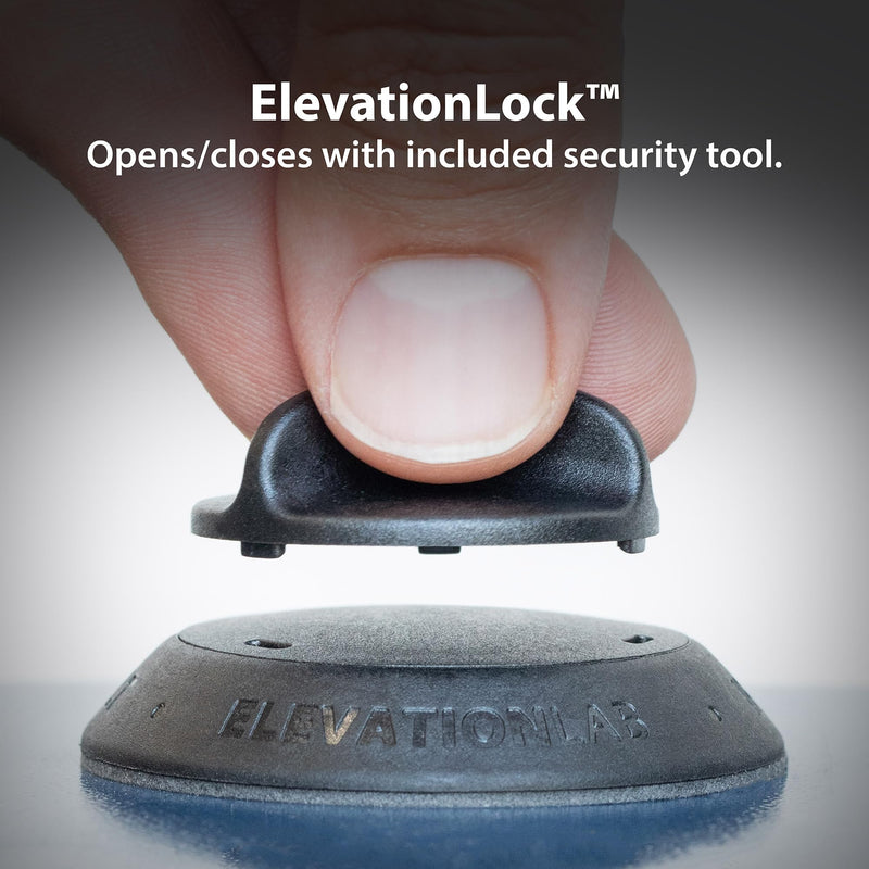 Elevation Lab TagVault™ AirTag Surface Security Mount (4 Pack) - The Secure & Low-Profile AirTag Adhesive Holder | 3M VHB, Waterproof, Security Tool, Patented, Find Your Bike, Car, Skis 4 Pack