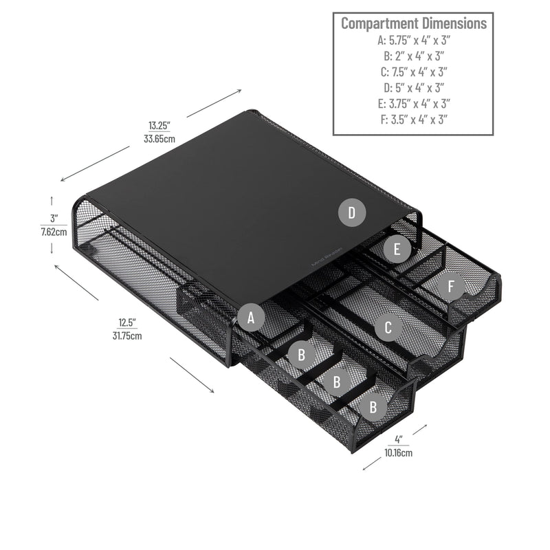 Mind Reader Monitor Stands, Organizers, and Risers Bundle (3 products)
