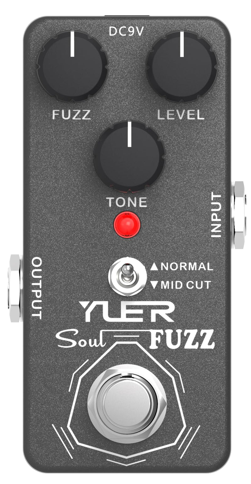Soul Fuzz, Guitar Effects Pedal, Mini Single Type, True Bypass, DC 9V, for Electric Guitar and Bass