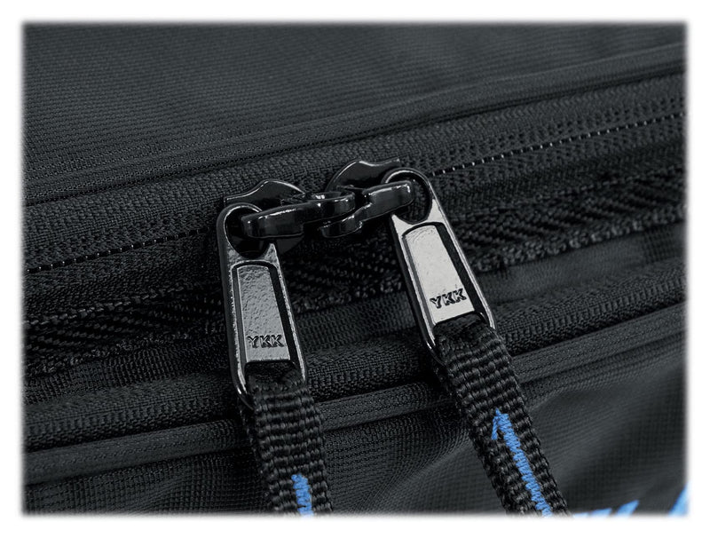 Rockville MB147 DJ Gear Mixer Gig Bag Case 14x7x6.5 Inches + 13" Laptop Pocket, Dual Foam Padding, Rugged Nylon, for DJs and Musicians