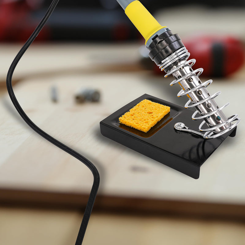 BIGtec Soldering Iron Stand Soldering Iron Holder Stand Soldering Iron Tray with Sponge for Soldering Desoldering