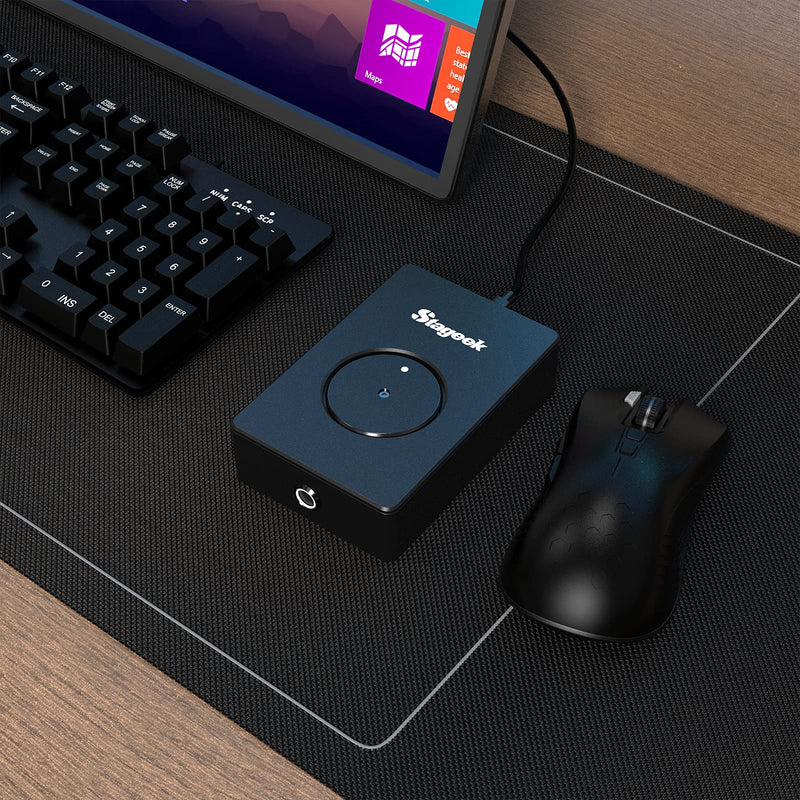 Stageek Mouse Jiggler, Mechanical 100% Undetectable by IT,Mouse Mover with On/Off Switch, Simulates Mouse Movement and Prevents Computer from Going into Sleep, No Software Needed, Plug &Play