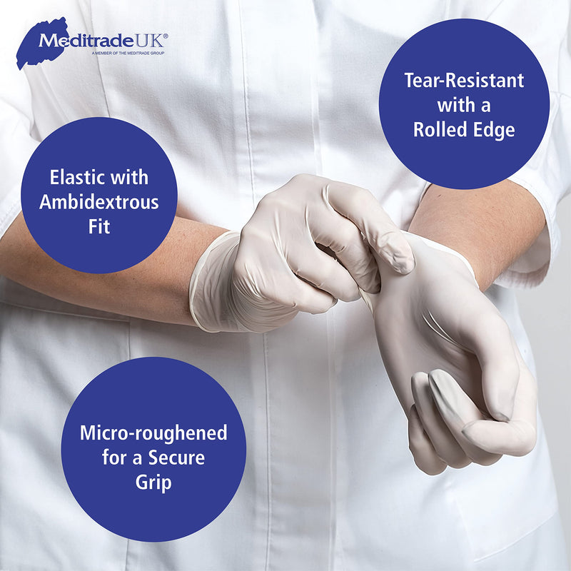 Meditrade Gentle Skin Compact 1221XLI Disposable Gloves Pack of 100 XL