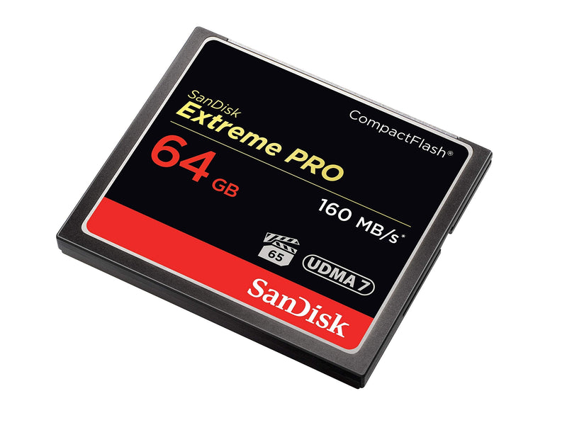 SanDisk 64GB Extreme PRO Compact Flash Memory Card UDMA 7 Speed Up To 160MB/s - SDCFXPS-064G-X46