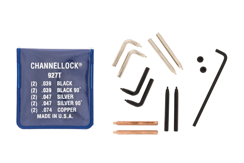 Channellock 927T Universal Tip Kit, 5-Tips 927 Replacement Tip Kit Snap ring pliers