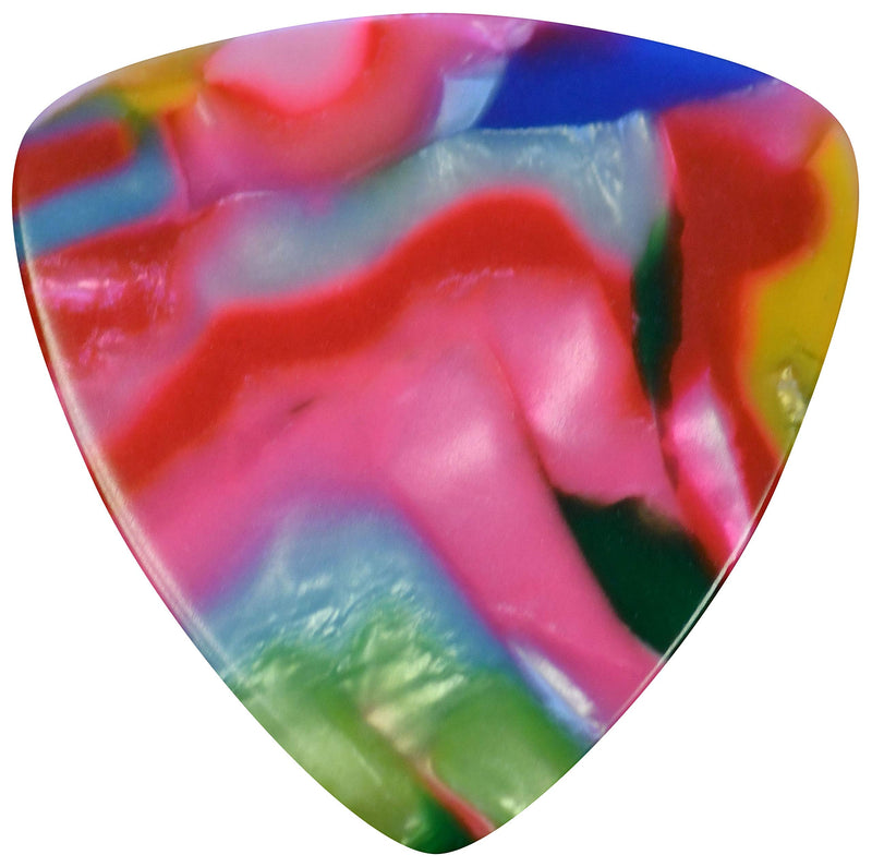 Golden Gate Guitar Picks (MP-407), Clown Confetti, Large triangle - Medium