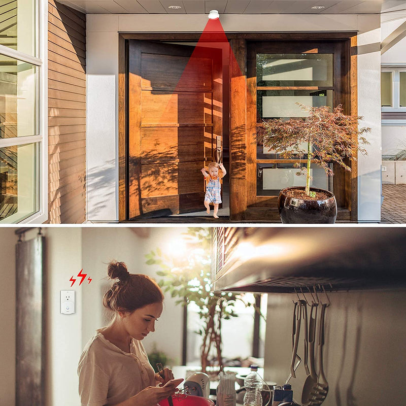 [AUSTRALIA] - Wireless Motion Sensor Door Chime: Business Entry Doorbell Indoor Motion Detector Alarm Buzzer Store Entrance Alert Bell (1000Ft Range, 32 Tunes, 5 Level Volume) 1 sensors 2 Receiver 2 Rreceivers 1 Sensor 