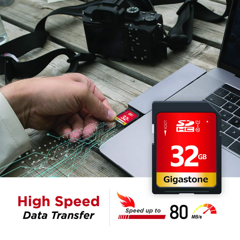 Gigastone GS-SDHC80U1-32GB-R Prime Series SDHC Card (32GB)