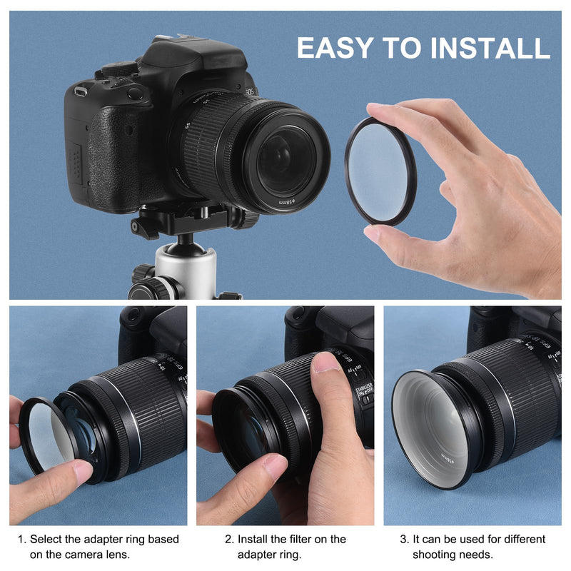 [AUSTRALIA] - PATIKIL 13pcs Step Up Ring, Camera Lens Filter Adapter Ring Aluminum Filter Ring Adapter Set for Camera Lens Hood, 72-77MM, 77-82MM 