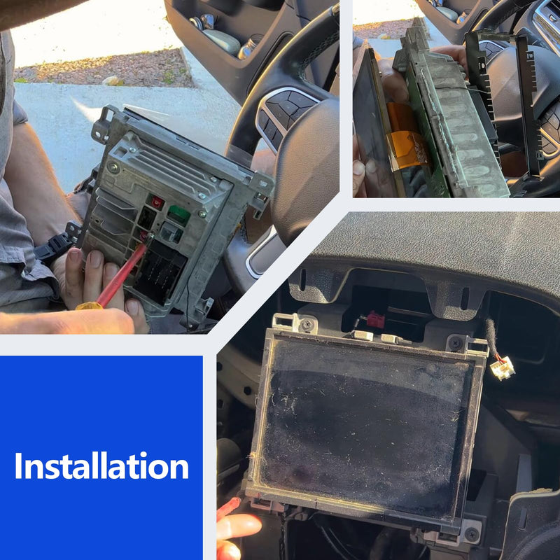 8.4" LCD Display with Touch Screen Digitizer Compatible with 2011-2014 Chrysler 300, 2013-2017 Dodge Dart, 2011-2018 Journey, 2011-2014 Charger, 2014-2017 Maserati Ghibli Part Number LAJ084T001A