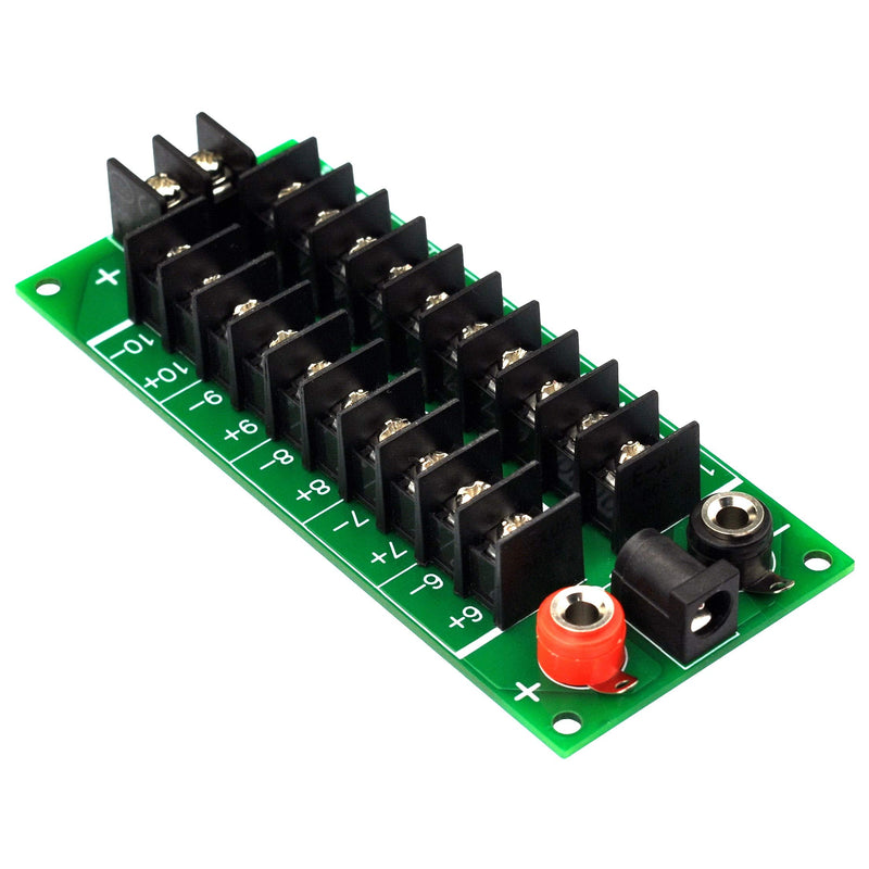 [AUSTRALIA] - 20Amp 2x10 Position Barrier Terminal Block Distribution Module for AC DC 
