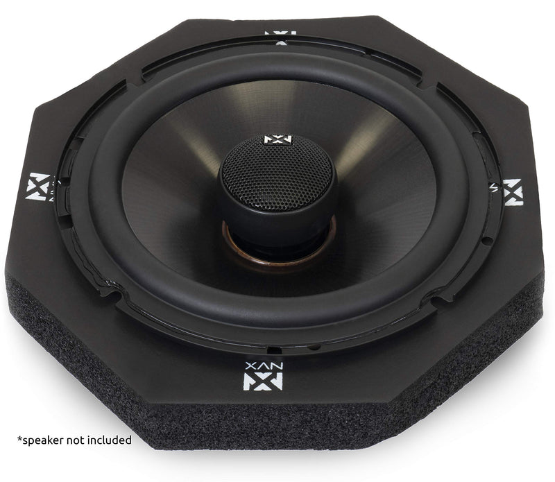 NVX FRING65 2 Piece Universal 6.5” Self Adhesive Foam Speaker Ring Kit with Foam Base Pad 6.5"