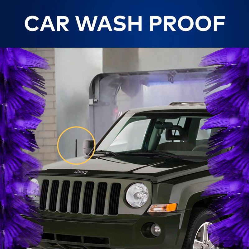 7-Inch Antenna Mast for Jeep Patriot MK & Compass (2007-2017) – Highly Durable Premium Short Antenna – Car Wash-Proof Radio Antenna for FM AM – Rugged Design – Jeep Accessories