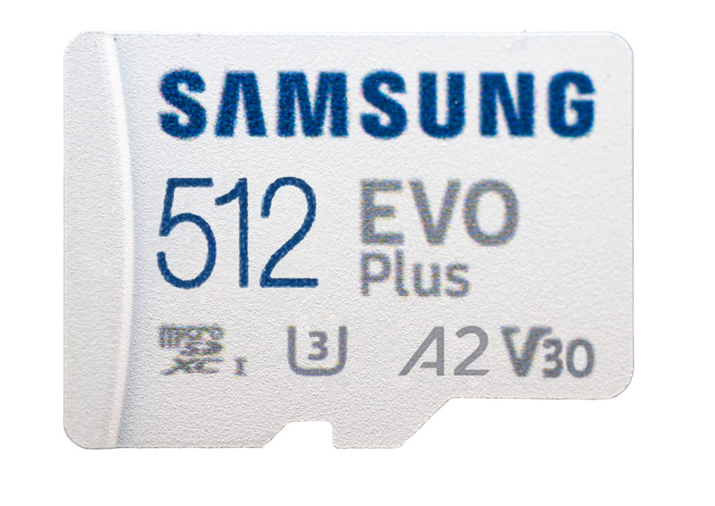 Samsung Evo Plus 512GB Micro SDXC Memory Card Class 10 A2 UHS-I U3 Works with Android Phones - Galaxy A51, A50, A40, A30 (MB-MC512KA) Bundle with (1) Everything But Stromboli MicroSD & SD Card Reader
