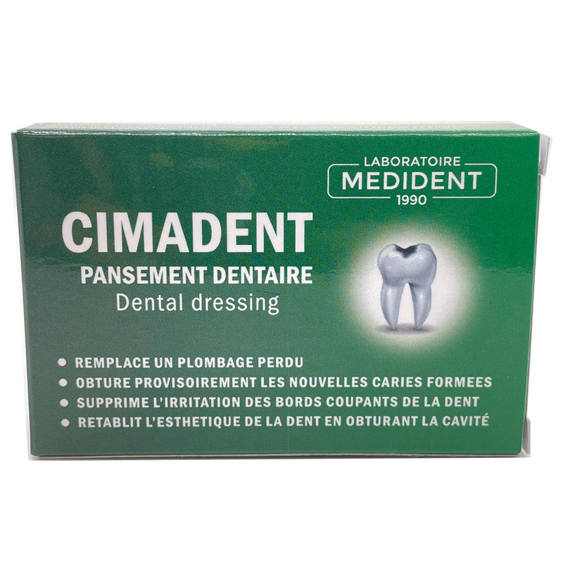 Cimadent Dental Care for Constipation of Caries or Lost Filling. Excellent Temporary Dressing While Waiting for the Dentist. 30 Uses