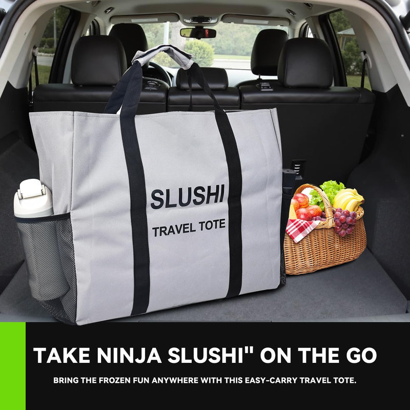 Carrying bag Tote for Ninja Slushi Machine FS300 Series and FS299,Slushie Machine Carrying Bag,Portable Outdoor Frozen Drink Maker Travel Bag,Slushie Machine Accessories (Grey) Grey