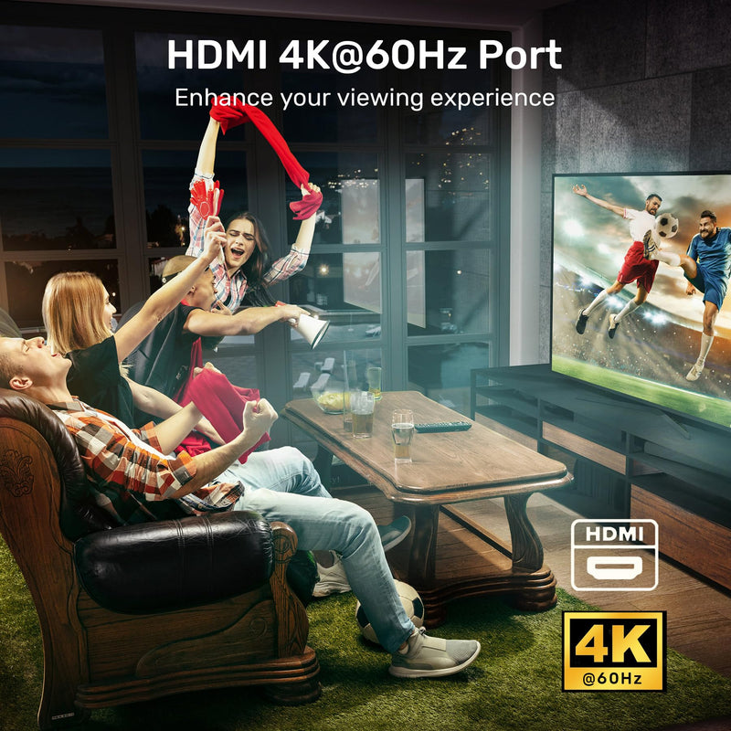 [AUSTRALIA] - USB C KVM Switch HDMI 4K@60Hz Unitek Switches Selector 2 Computers Sharing HD Monitor,Mouse, Keyboard,Printer, Scanner, One Button Switch Adapter with 2 Pack USB C Cables, Thunderbolt 3 Compatible All-in-One KVM 