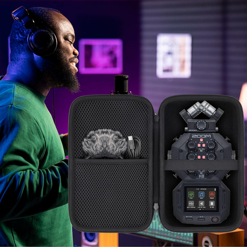 [AUSTRALIA] - Aenllosi for Zoom H8 Digital Multitrack Recorder Hard Travel Case, Zoom Handy Recorder Organizer (Case Only) for H8 Multitrack 