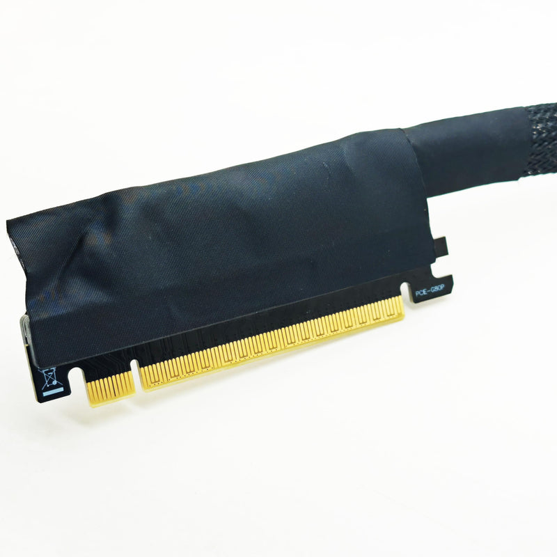 50cm U-Shape PCI-e 4.0 X16 Riser Cable for PCIe GeForce RTX30/40 GPU Card 50CMs U-Shape Angle