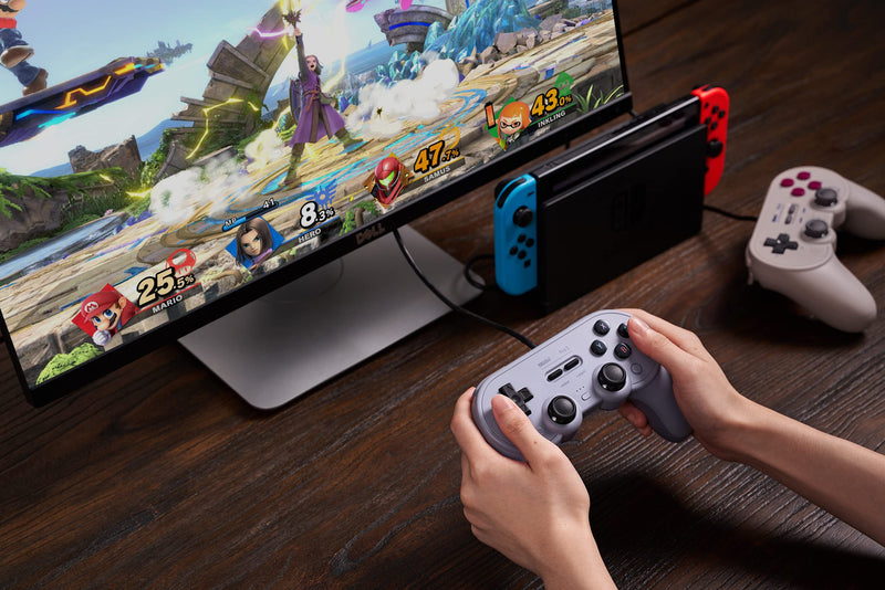 8BitDo Pro 2 Wired Controller for Switch, Windows, Android and Raspberry Pi (G Glassic Edition) G Classic Edition