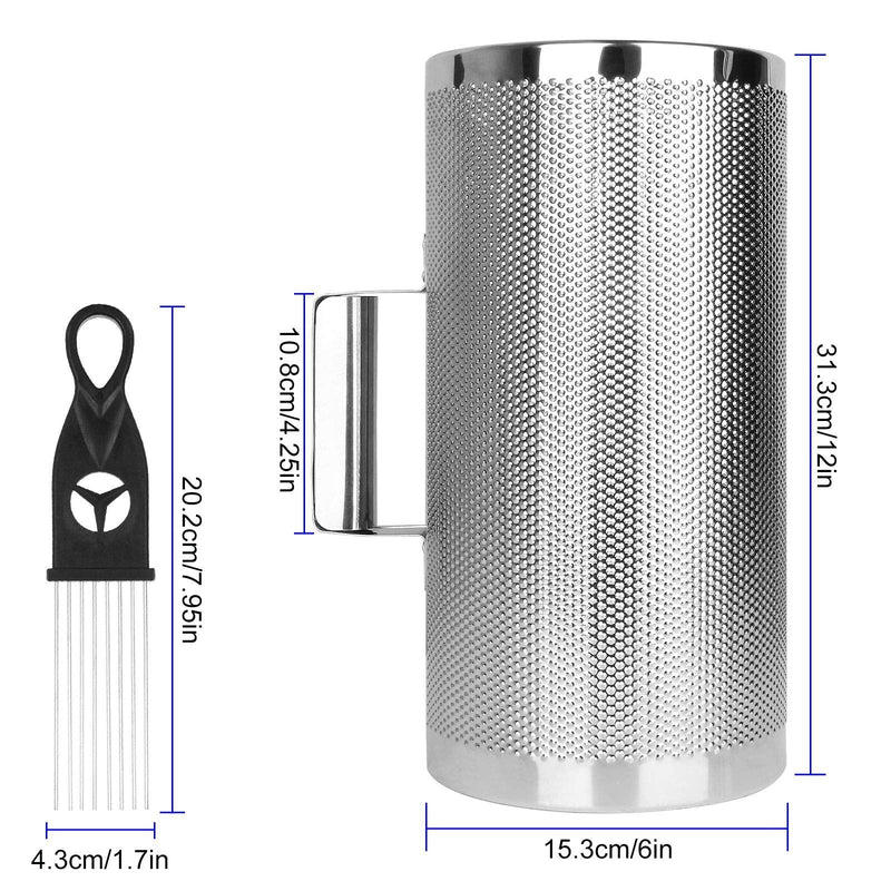 12" x 6" Stainless Steel Guiro Instrument Latin Percussion Metal Guiro Shaker with Scraper Percussion Instrument, Guira Dominicana, Wiro Musical
