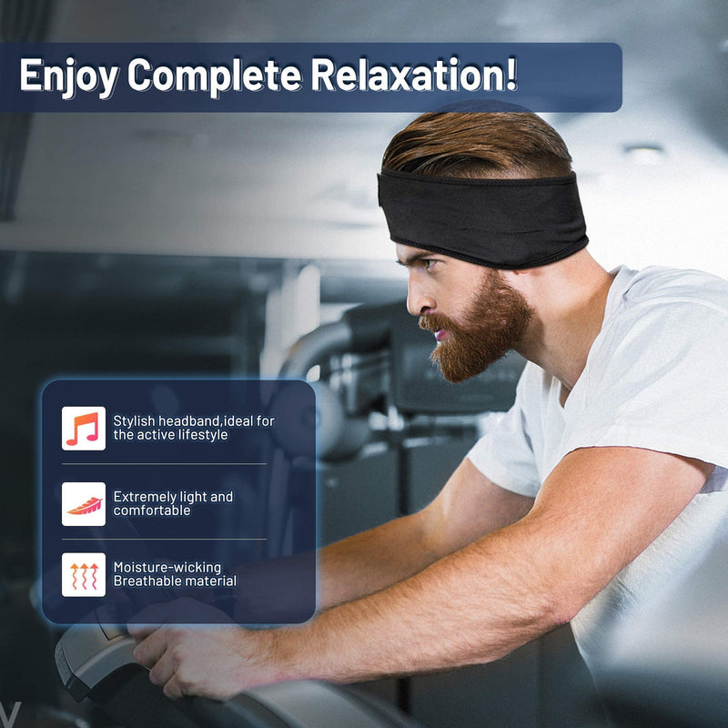 Perytong Sleep Headphones Wireless, Bluetooth Sports Headband Headphones with Ultra-Thin HD Stereo Speakers Perfect for Sleeping,Workout,Jogging,Yoga,Insomnia, Air Travel, Meditation