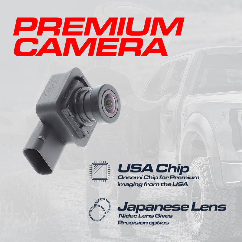 Master Tailgaters Replacement for Ford F150 Regular Cab/Extended Cab/Crew Cab w/Trailer Hook-Up Lamp (2018-2020) Backup Camera OE Part # JL3Z-19G490-M, JL3Z-19G490-B, JL3Z-19G490-L