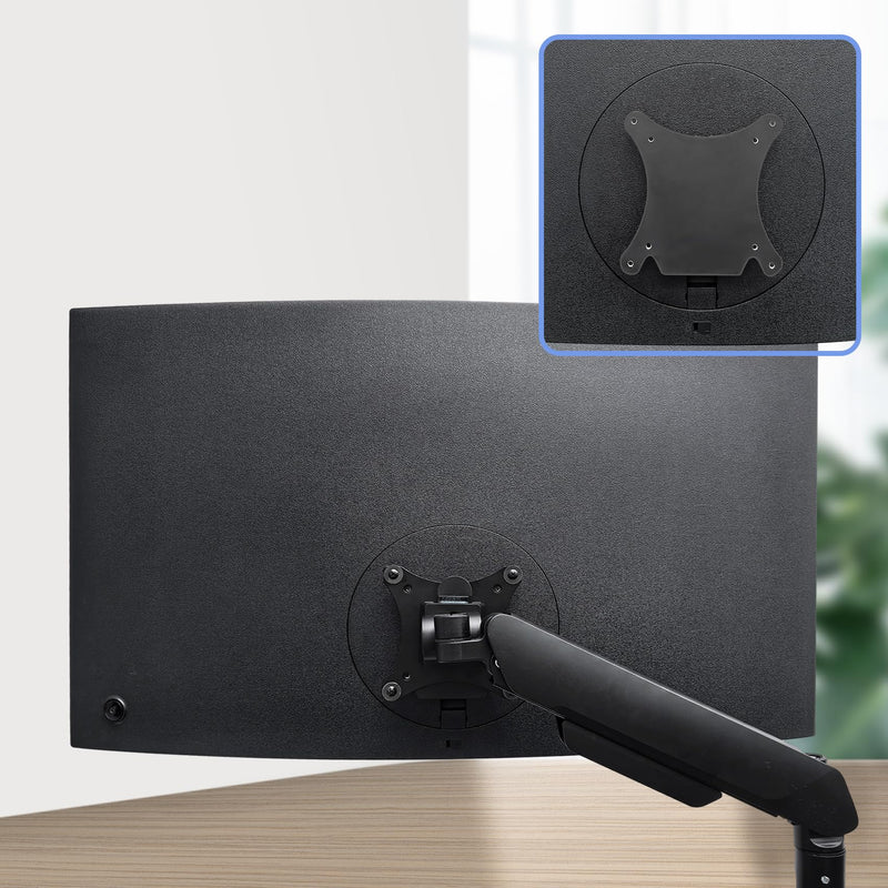 UR59C VESA Mount Adapter Compatible with Samsung UR59 Series 4K Monitor | UR59C Wall Mount Fits U32R590, U32R590CWN, U32R592, U32R592CWU Monitor black