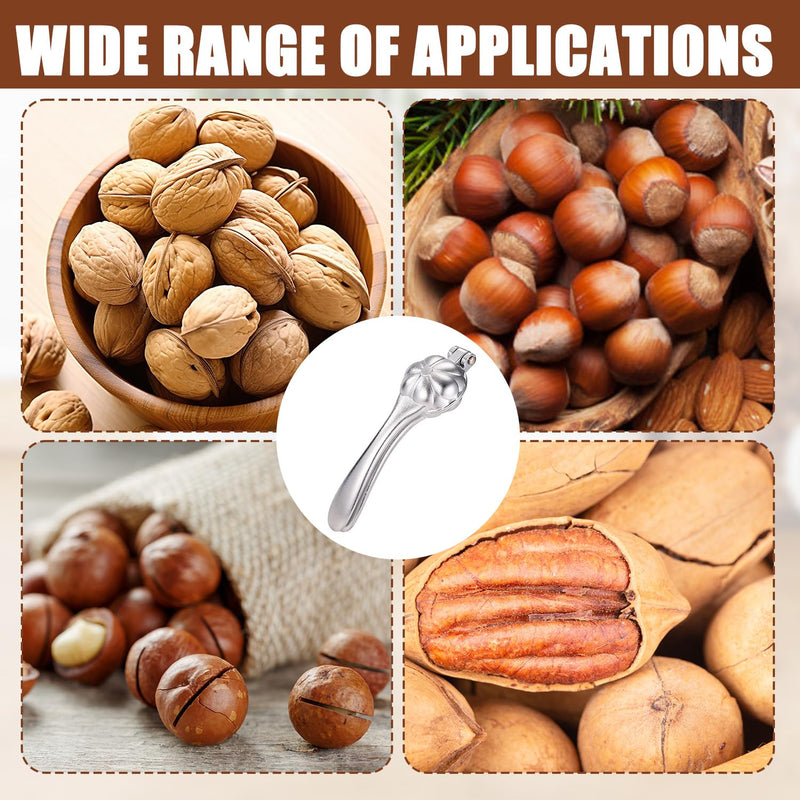 [AUSTRALIA] - Chestnut Cutter Tool Set, Chestnut Peeler with Walnut Cracker Opener Clip Nut Pick Tool Stainless Steel Finger Guards for Safe & Easy Pecans Almonds Processing Set two 