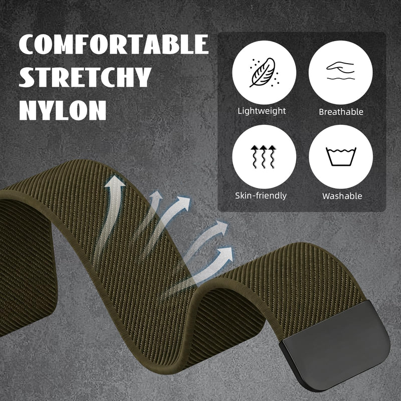 Magnetic Nylon Strap Bicep Bands Compatible with Google Fitbit Air Active