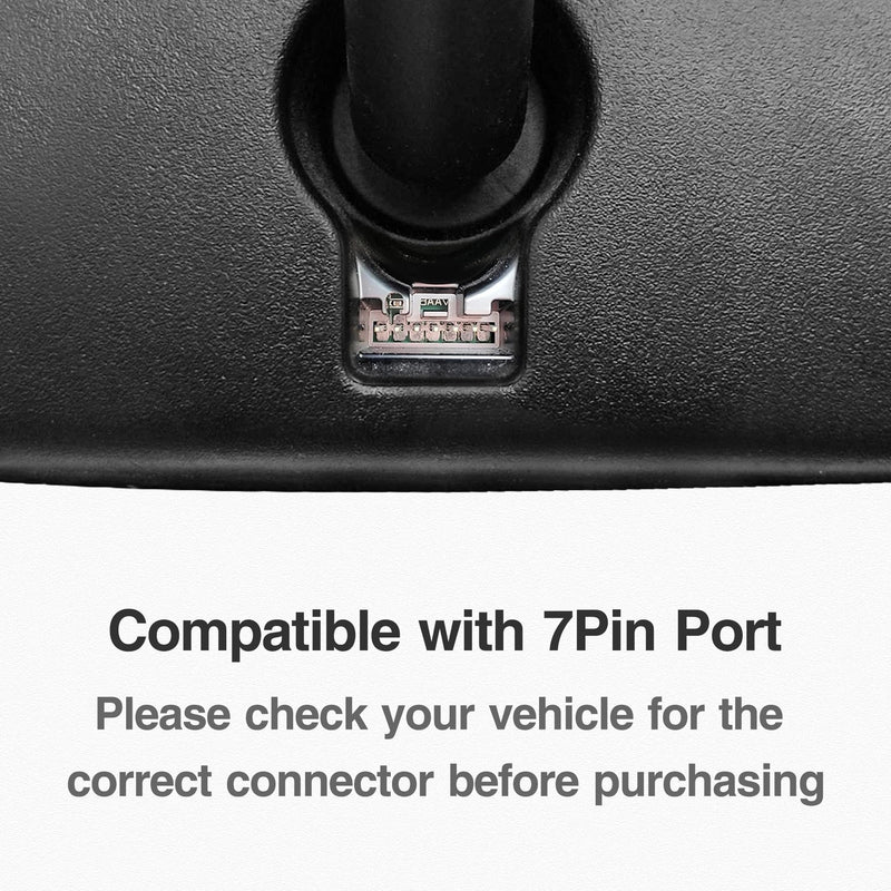 YQMAJIM Dashcam Power Adapter,(7P TypeB)Compatible with Select Toyota,Nissan, Mitsubishi with Economy Mirrors,Built-in Hide USB to GPS Radar Mirror Camera Dash Cam Charger Adapter Cable,Clean Install