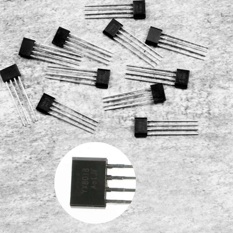 OTOTEC 20 Stück YX8018 Solar Lichtsteuerung Chip Garten LED Treiber Licht Transistor TO-94 1,2V 30mA Elektronische Komponente