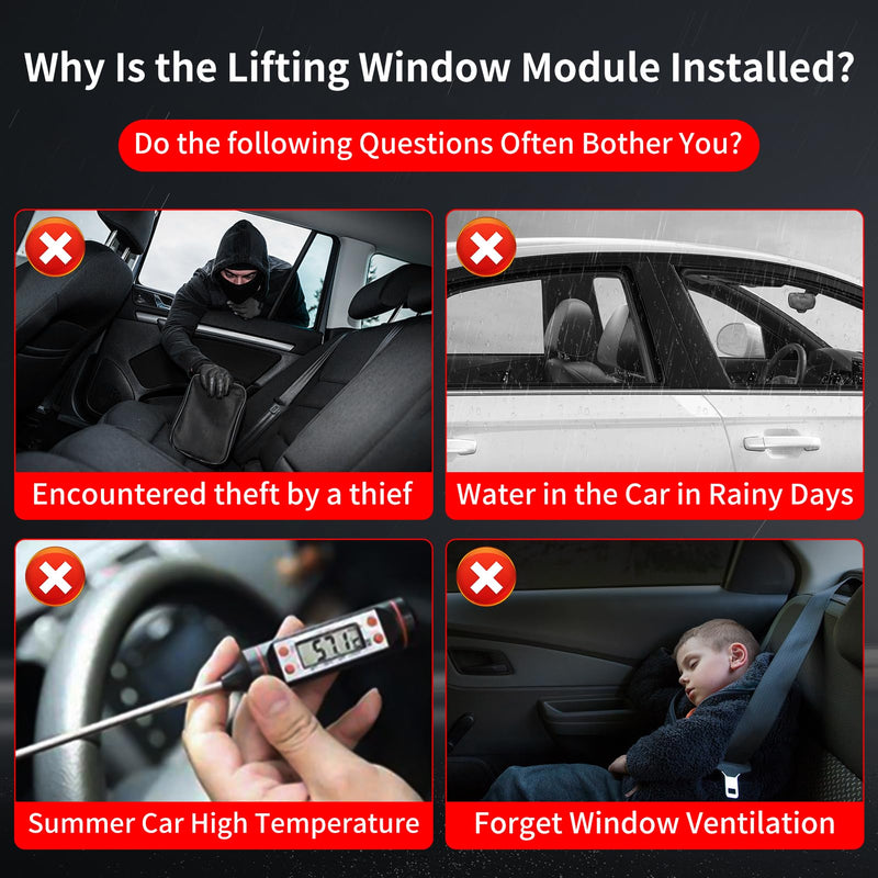 Glass Lifting Smart Module for 2024-2027 Toyota Land Cruiser 250 1958 | Prado Lc250 Automatic Window Lifter & Automatic Lock Controller 2025 Land Cruiser Accessories (LC250)