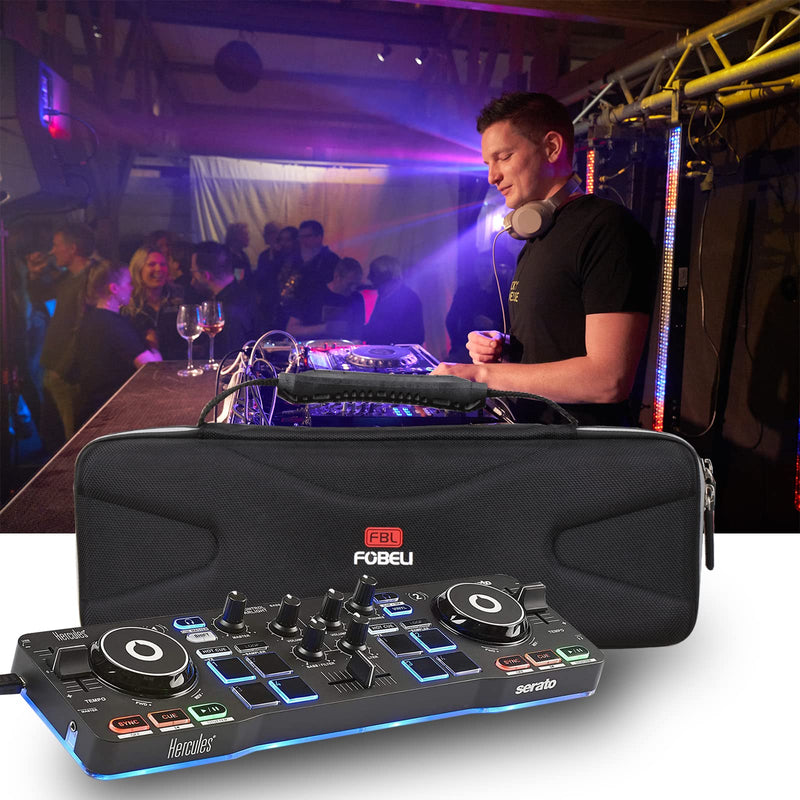 EVA Hard Storage Traveling Carry Case Compatible with Hercules DJControl Starlight Pocket USB DJ Controller, Shockproof Protective Carrying Bag (Case Only)