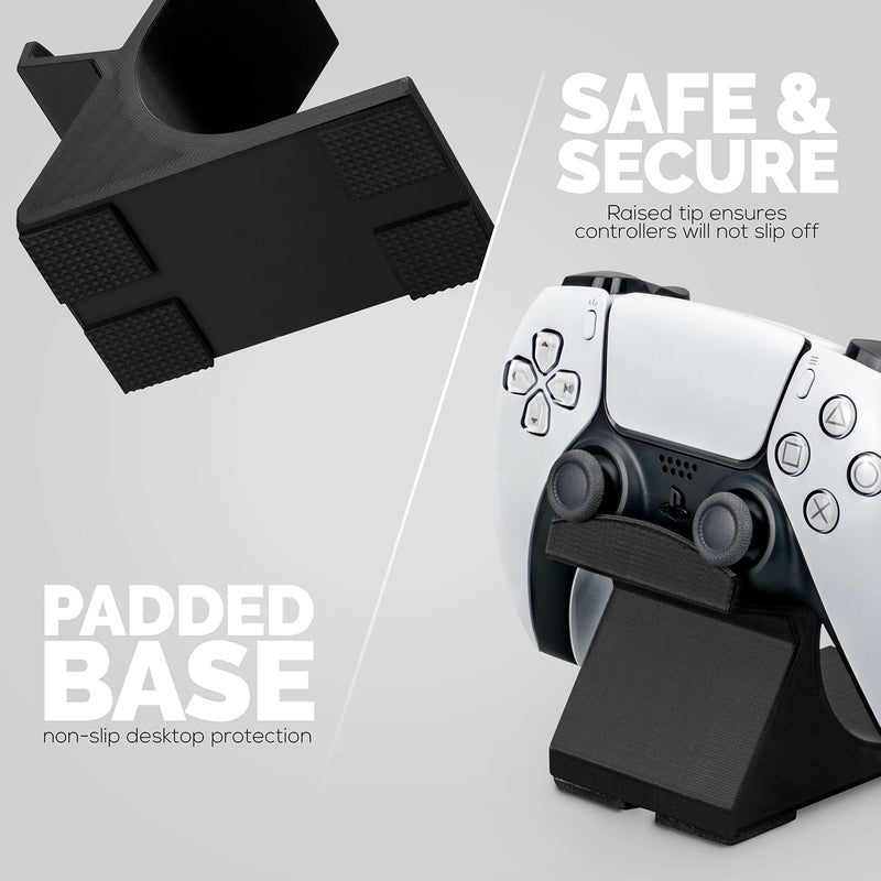 Game Controller Desktop Holder Stand (2 Pack) - Universal Design for Xbox ONE, PS5, PS4, PC, Steelseries, Steam & More, Reduce Clutter UGDS-05 by Brainwavz