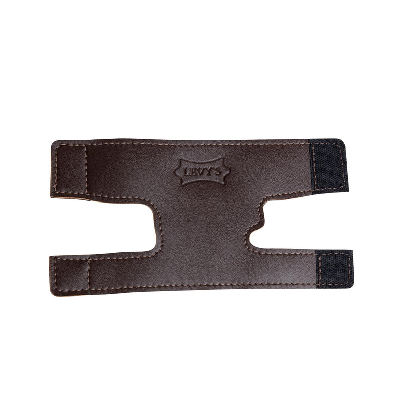 Levy's Leathers Vegan Leather Valve Guard for Trumpet; Brown (LVG1-VGNDBR) Dark Brown