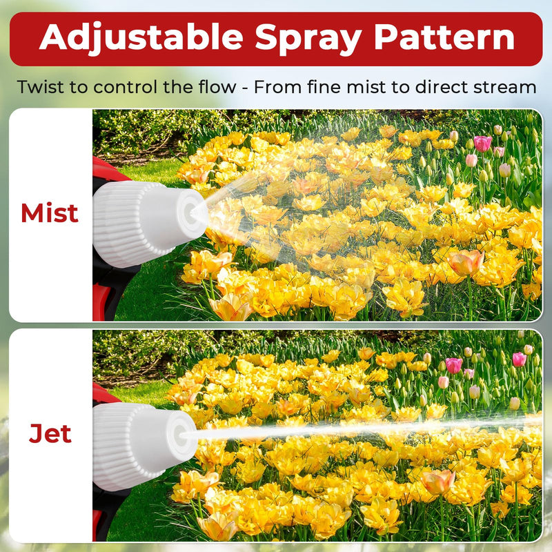 [AUSTRALIA] - 2 Pack Battery Powered Weed Sprayer,Electric Pistol Grip Sprayer with Holster& 53.15in Hose, Adjust Nozzle Fits 1 Gallon Jugs 38mm Cap for Weed Killer Spray Garden & Pest Control 2 