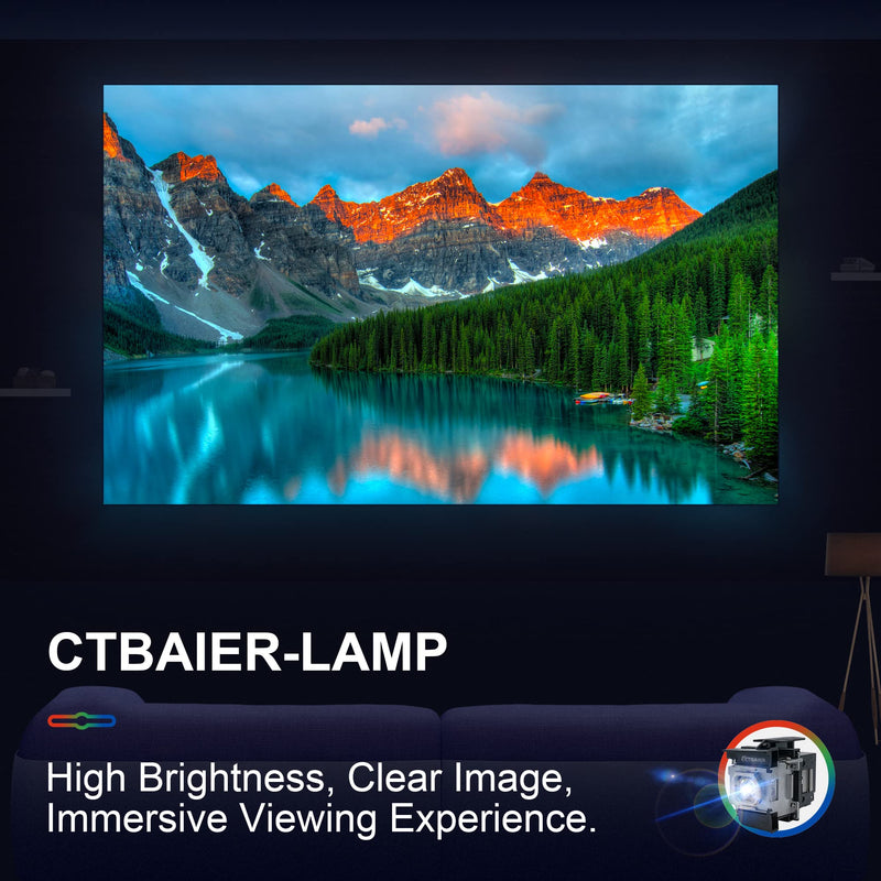 CTBAIER ET-LAA310 A+ Quality/Premium Replacement Projector Lamp for PANASONIC PT-AE7000U PT-AT5000 PT-AE7000 PT-AT5000U Projectors