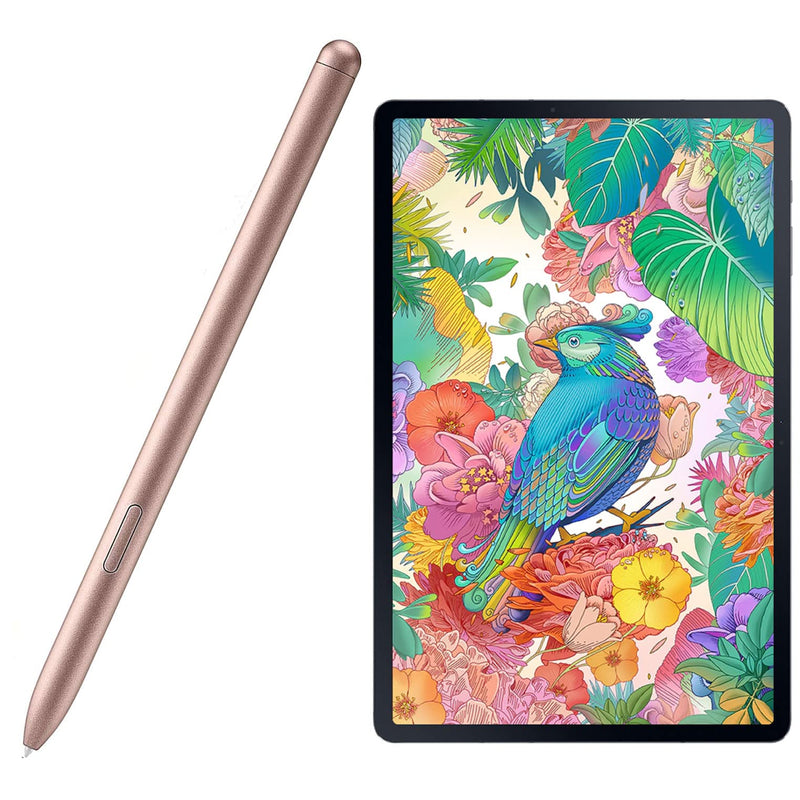 Gold Galaxy Tab S7 Pen for Samsung Galaxy Tab S7 / S7 Plus / S7 FE S Pen Stylus Pen Replacement +Free 5 Tips for Samsung Galaxy Tab S7 Stylus S Pen